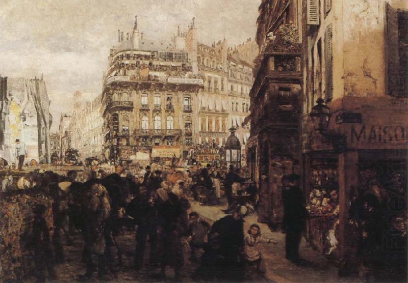 A Paris Day, Adolph von Menzel
